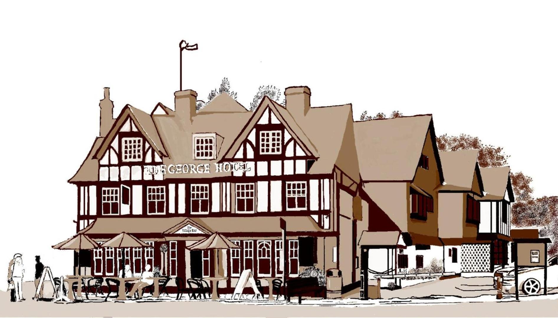 The George Hotel Pangbourne Chambre photo